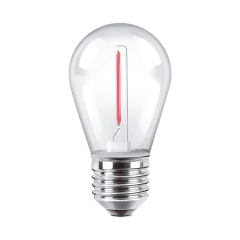 Lampara Gota Filamento Led Color Rojo/Amarillo/Verde/Azul 1w Macroled - comprar online