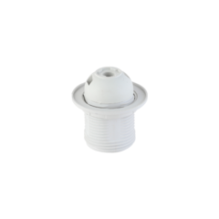 Portalampara E27 con Rosca y aro PVC