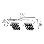 Aplique SARA 2 Led 10w LC - comprar online