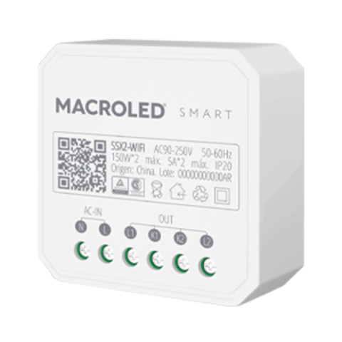 Switch Smart 2 Canales Macroeld