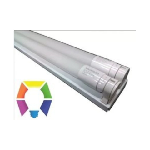 PROMO Liston Doble 120cm + Tubo LED 18w 120cm