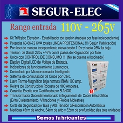 60KVA R110-265V KIT ELEVADOR ESTABILIZADOR TRIFASICO en internet