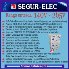 36KVA R140-265V KIT ELEVADOR ESTABILIZADOR TRIFASICO en internet