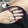Anel de gota em prata 925 cravejado de zircônias negras - comprar online