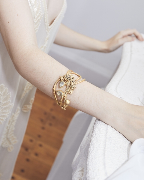 Pulsera Arrecife [Gold + Prasiolita]