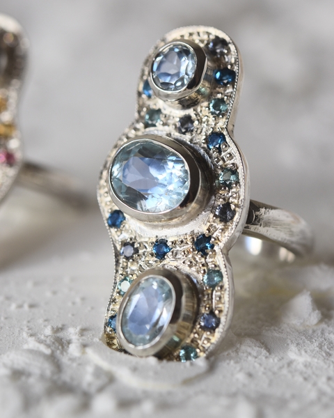 Anillo Vía Lactea [Blue] - comprar online