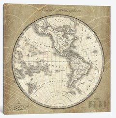 poster mapa antigo