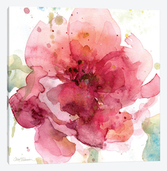 Gravura de flores para decoração em tons pastéis