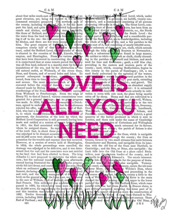 Love Is All You Need Illustration - Fab Funky - comprar online