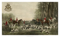 quadro caçada inglesa