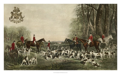 quadro caçada inglesa