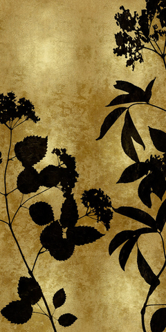 Nature Panel Black on Gold II - Danielle Carson