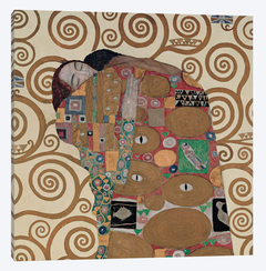 poster o abraço klimt