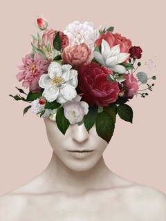 Gravura mulher surrealismo