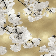 Quadro de Flores em tons Bege