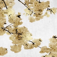 Quadro de Flores bege