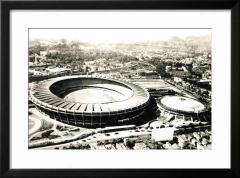 Fotografia Com Moldura Rio Antigo - Maracanã - Pictus - Quadros, Gravuras e Posters -Entrega em Todo Brasil