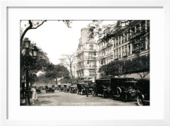 Fotografia Com Moldura Rio Antigo - Av. Rio Branco