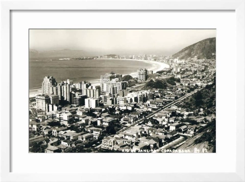Fotografia Com Moldura Rio Antigo - Copacabana