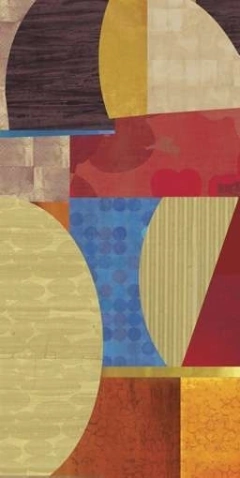 qudro abstrato com tons de vermelho
