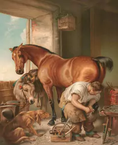 3 Gravuras Cavalos