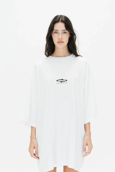Remera SUPER OVER TEE - white - comprar online