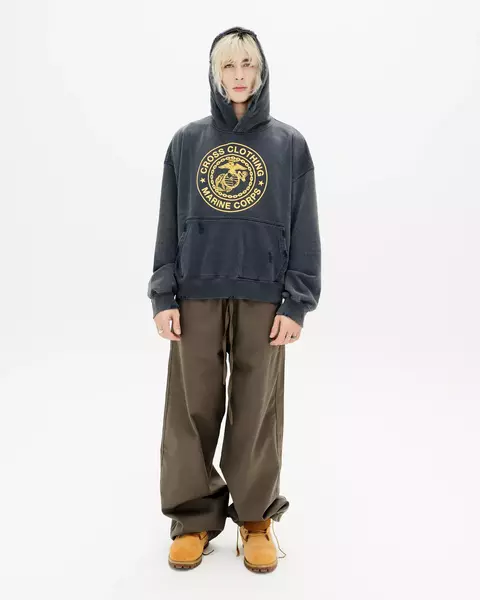 Buzo BOXY navy wash - comprar online