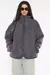Campera SHERPA gris - comprar online