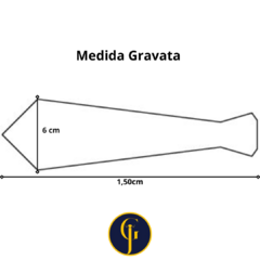 Gravata Lisa Trabalhada na internet