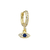 Argollita Mini Horus Blue Gold - comprar online