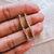 Aros pasantes Lines gold