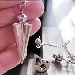 Pêndulo de metal com testemunho 4cm - cromado