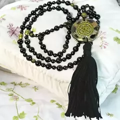 Japamala com Orgonite e Obsidiana Gold - 108 contas - Proteção Intensa - comprar online