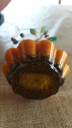 Bonsai pedras dos chakras e base de orgonite - 16cm - comprar online