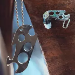 Abridor de óleo essencial em metal com corrente 6cm - comprar online