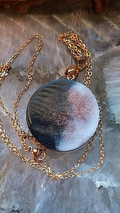 Orgonite pingente Yin/Yang - proteção -3,5cm na internet