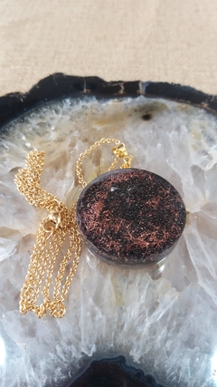Pingente de orgonite geometria sagrada e selenita - 3,5cm na internet