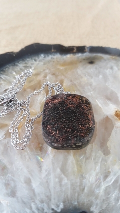 Pingente de orgonite âncora - energia e vontade - (3,0x2,4)cm - comprar online