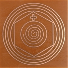 Desembaraçador de Relacionamentos Gráfico Radiestésico de cobre 15x15