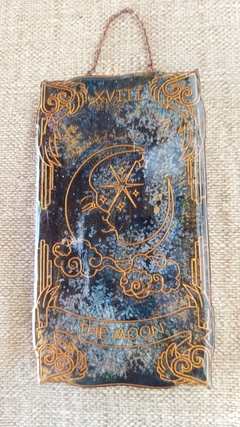 Quadrinho carta de tarô de orgonite - 2 modelos - aceito encomenda