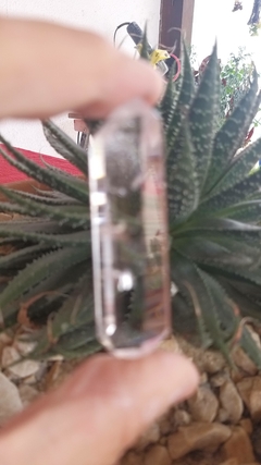 Cristal de quartzo biterminado 6,2cm extralimpo - 24g