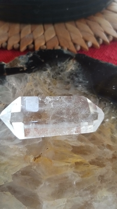 Cristal de quartzo biterminado 40g, extralimpo 6,4cm na internet