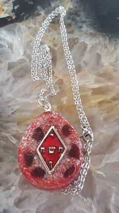 Orgonite pingente pantáculo Yoshua - força de vontade - comprar online