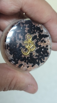 Orgonite Portátil de bolso 4cm "OM" - Escudo Protetor