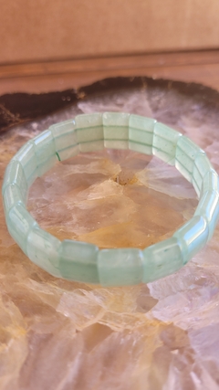Pulseira/bracelete de quartzo verde - Saúde e Boa-sorte - 2 tamanhos - comprar online