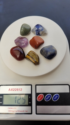 Kit pedras dos 7 chakras M - 110 à 125g na internet