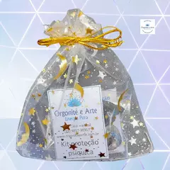 Kit Proteção - Cristais energéticos com saquinho de organza - comprar online