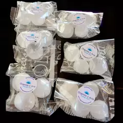 Kit de Pedras Selenita Rolada 150g - Energia e Clareza