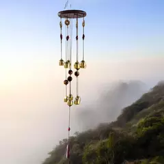 Sino dos Ventos Metal/Madeira 82cm