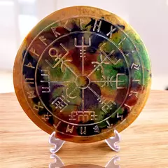 Mandala Orgonite VegVisir 11cm - Energize e Proteja na internet